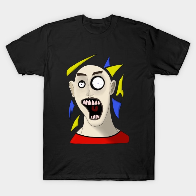 Man Screaming Insanely T-Shirt by DiegoCarvalho